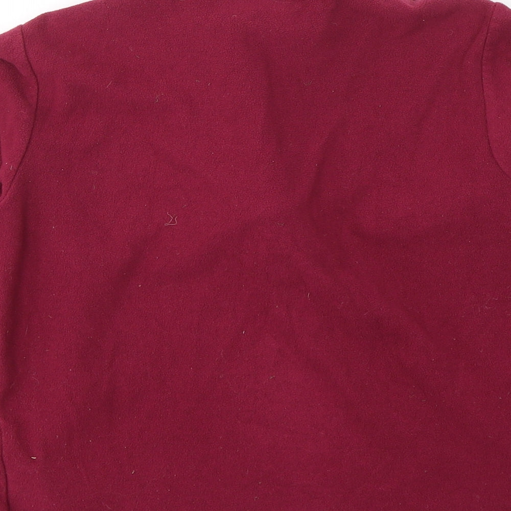 Moutain Warehouse Girls Red Polyester Pullover Sweatshirt Size 9-10 Years Pullover - Unisex