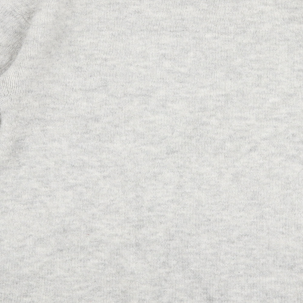 Marks & Spencer Womens Grey High Neck Acrylic Pullover Jumper Size S