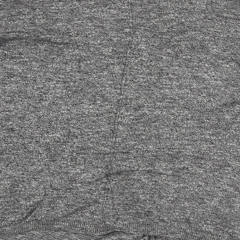 New Look Womens Grey V-Neck 100% Cotton Cardigan Jumper Size 10