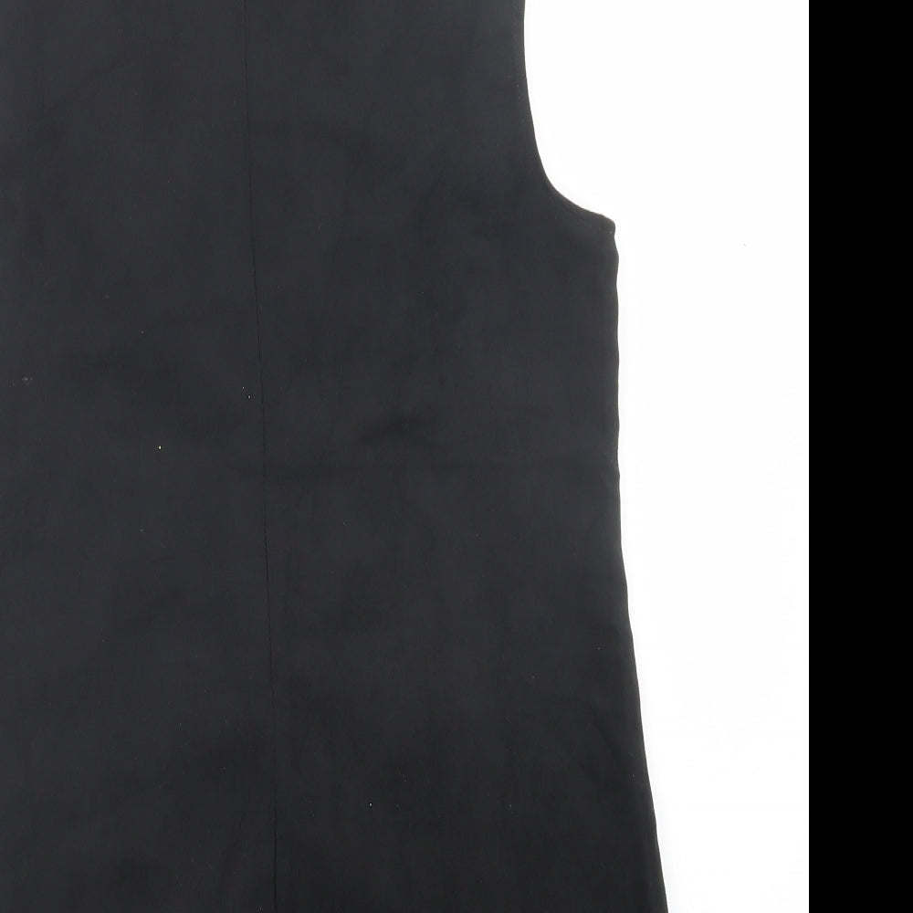 Dorothy Perkins Womens Black Polyester Kimono Blouse Size 10 V-Neck