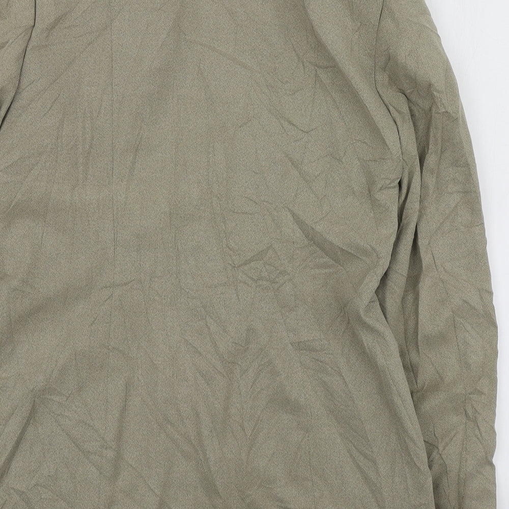 Bianca Womens Beige Lyocell Jacket Suit Jacket Size 38