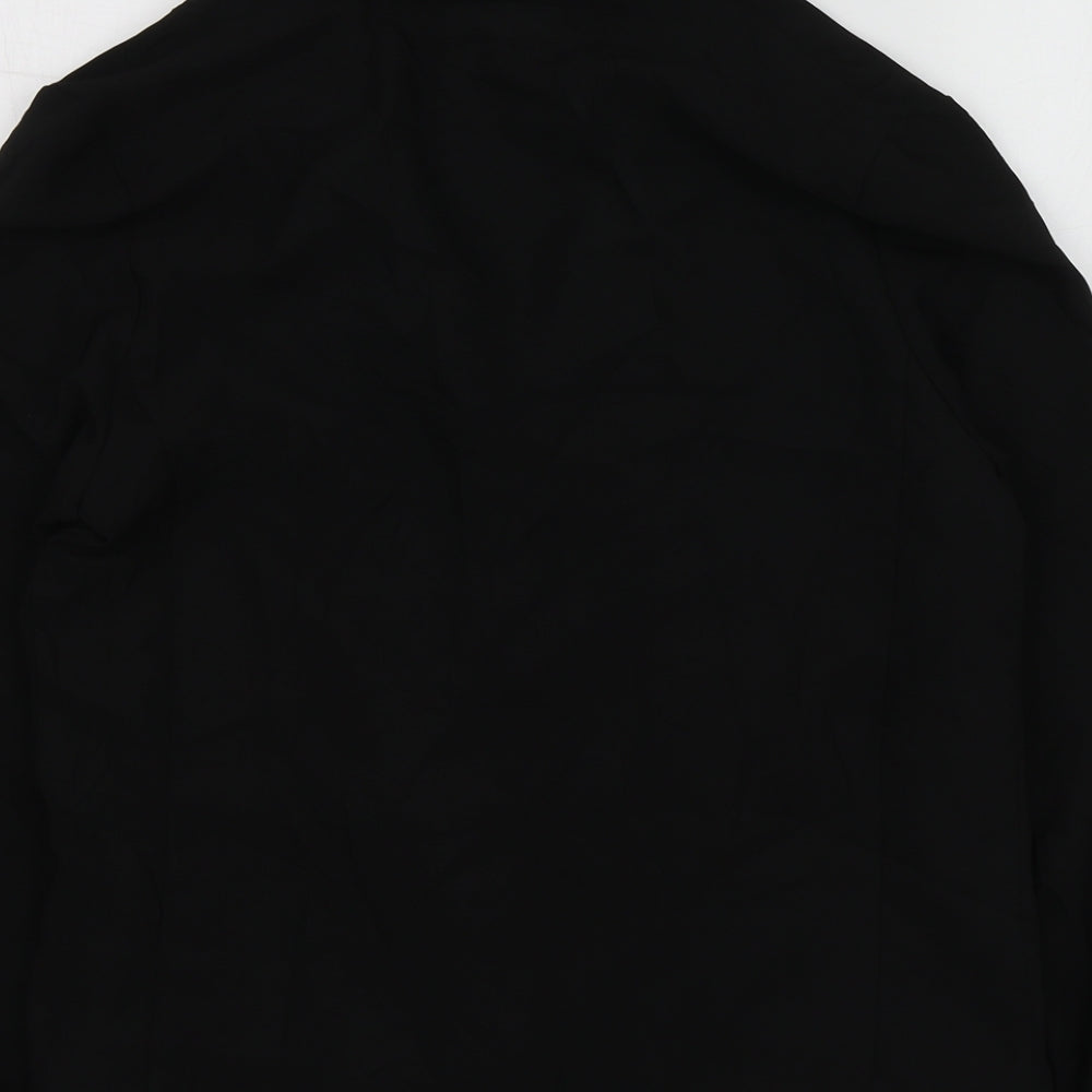New Look Womens Black Polyester Jacket Blazer Size 10
