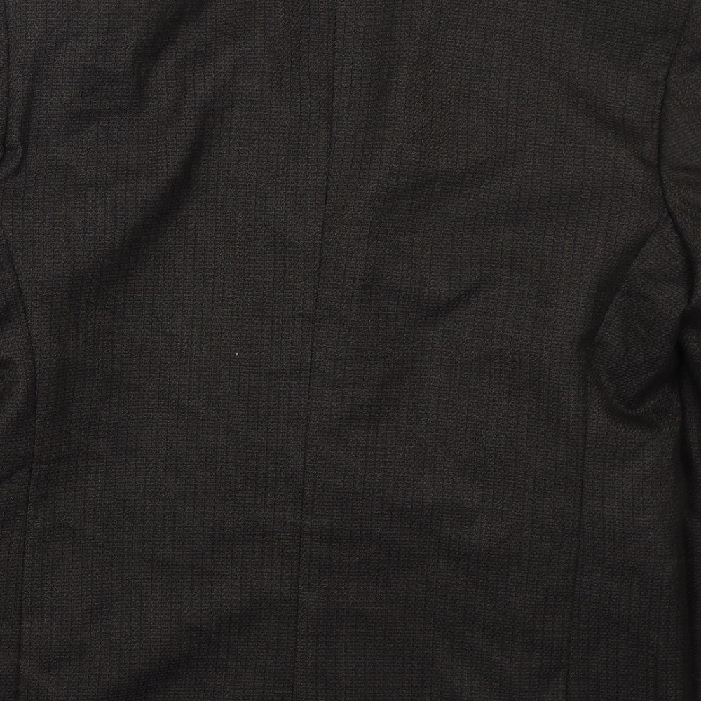 Craft & Barrow Mens Brown Polyester Jacket Suit Jacket Size 44