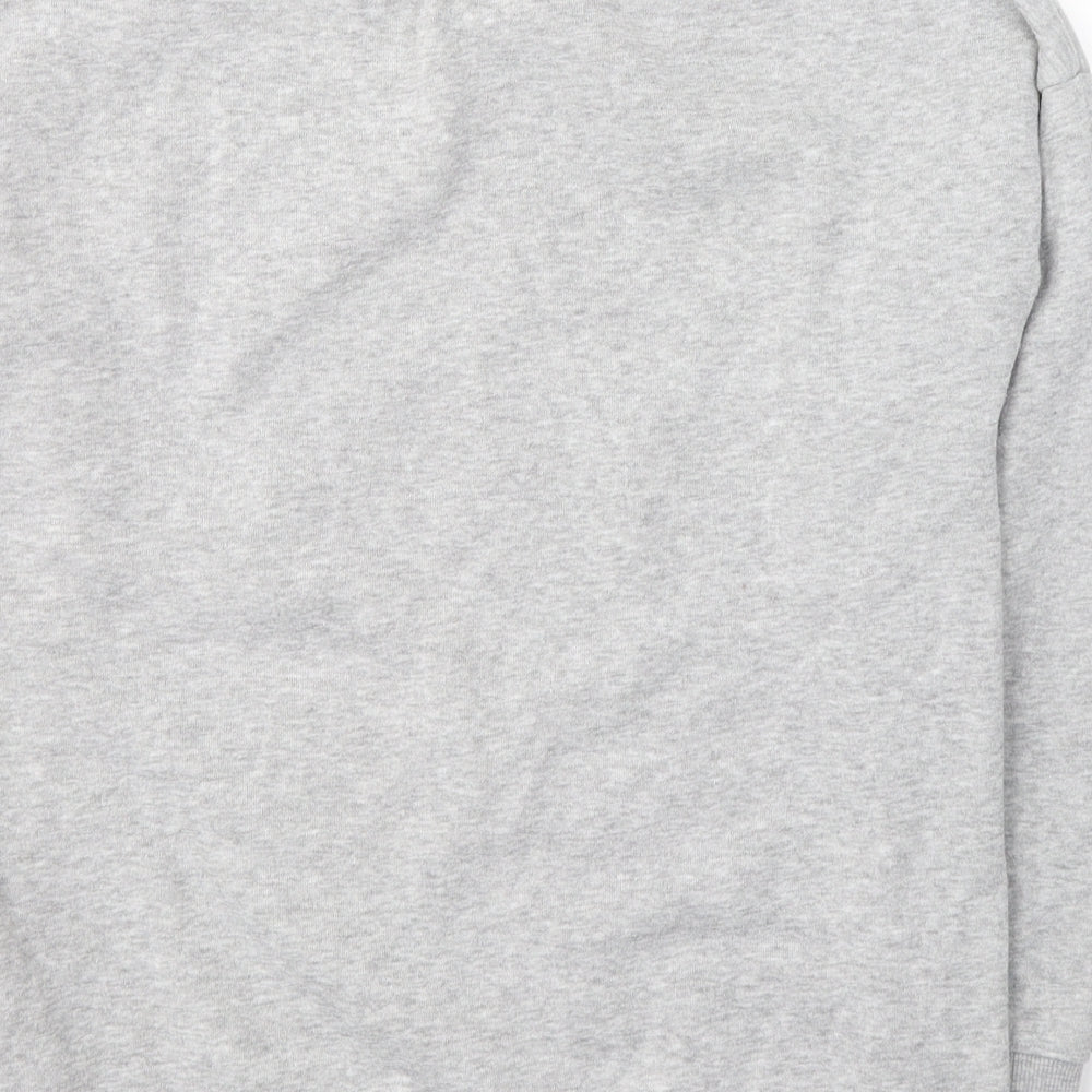 Papaya Womens Grey Polyester Pullover Sweatshirt Size S Pullover - Fabulous