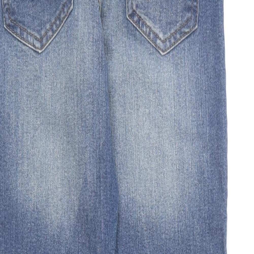 Denim & Co. Girls Blue Cotton Skinny Jeans Size 10-11 Years Regular