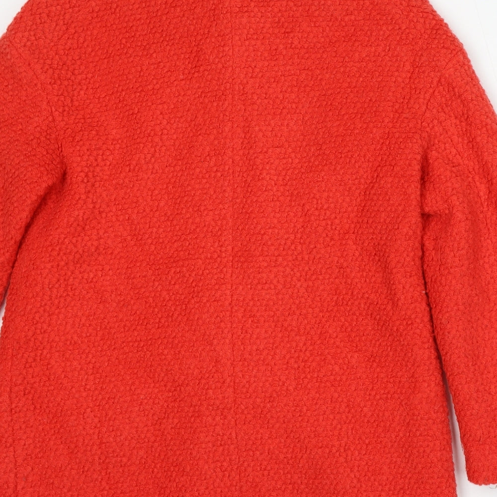 Dunnes Stores Womens Red Jacket Size 10 Snap