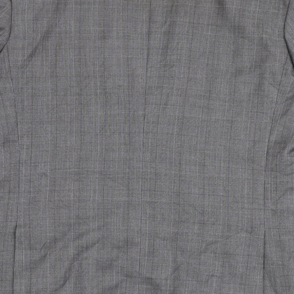 Cedarwood State Mens Grey Polyester Jacket Suit Jacket Size 42