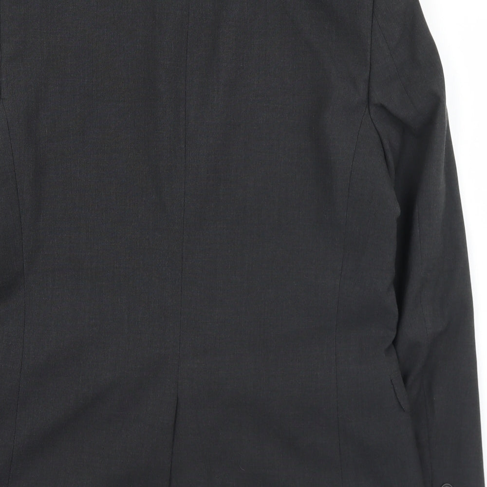 Tailer & Cutter Mens Grey Polyester Jacket Blazer Size M