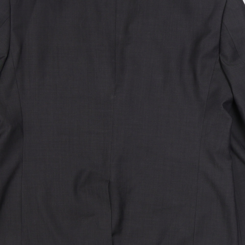 Marks & Spencer Mens Grey Wool Jacket Suit Jacket Size 40