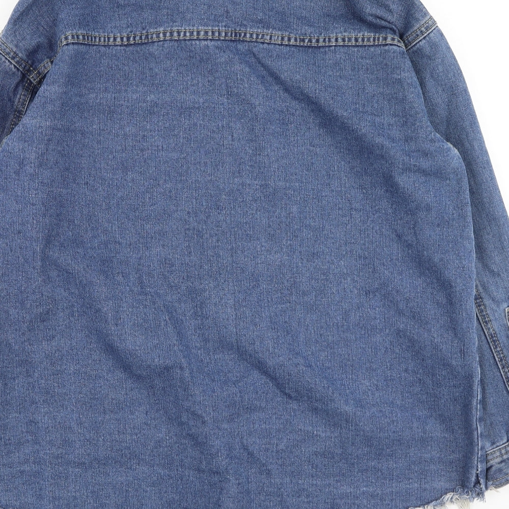 cherry koko Womens Blue Jacket Size S