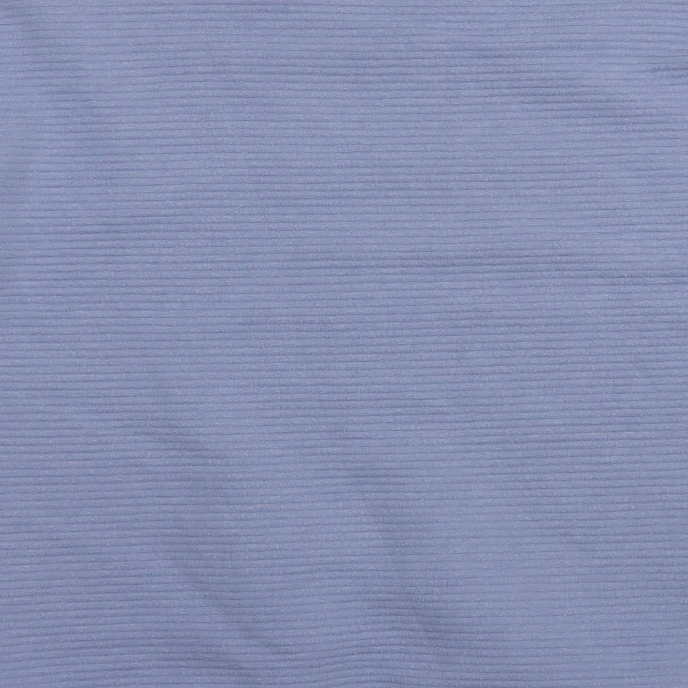 ICHI Womens Blue Polyester Pullover Sweatshirt Size M Pullover