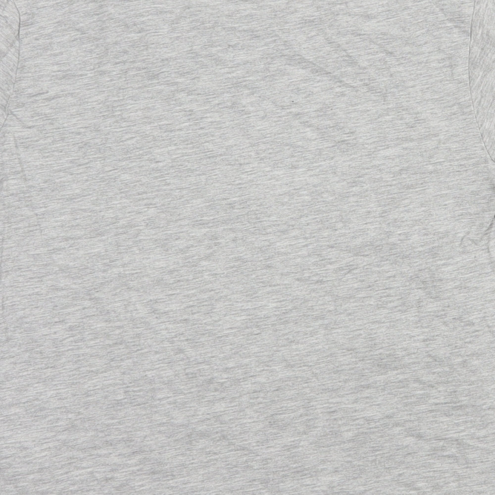 Next Boys Grey Cotton Pullover T-Shirt Size 6 Years Crew Neck Pullover - Game On