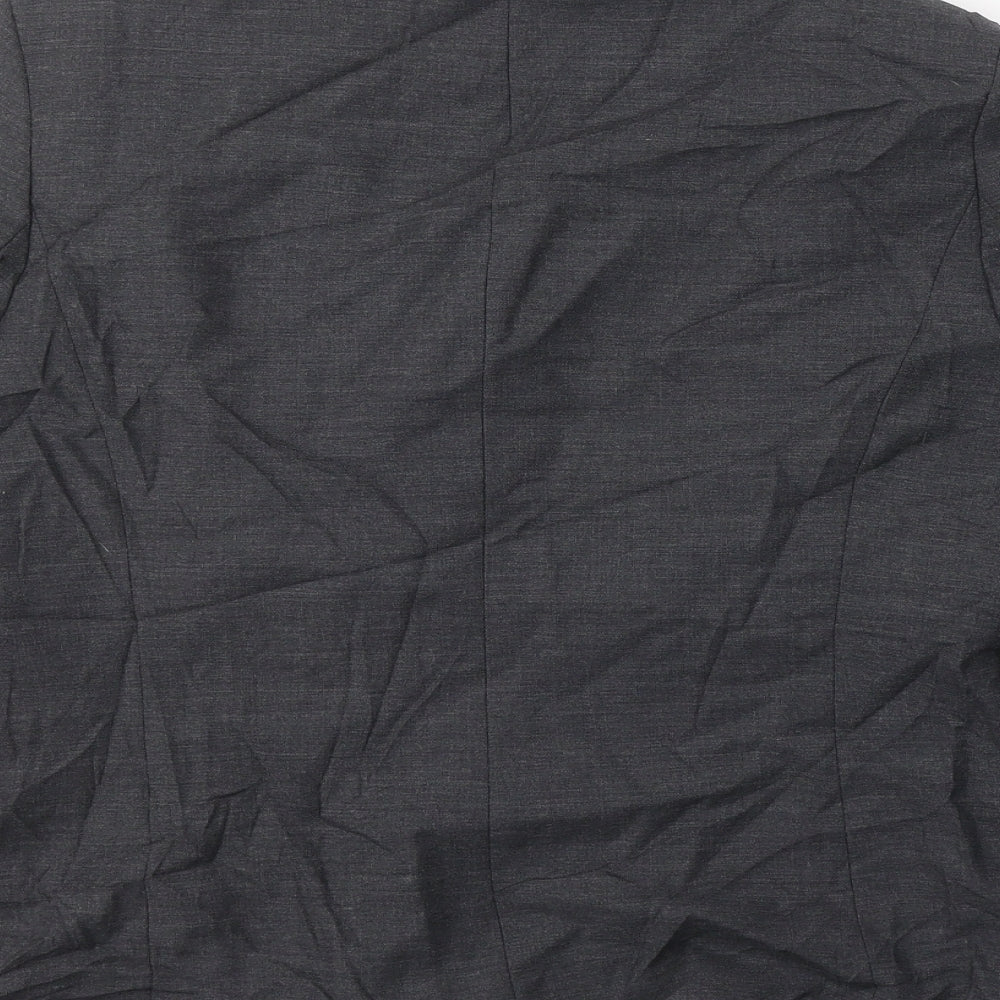 Marks and Spencer Womens Grey Wool Jacket Suit Jacket Size 12