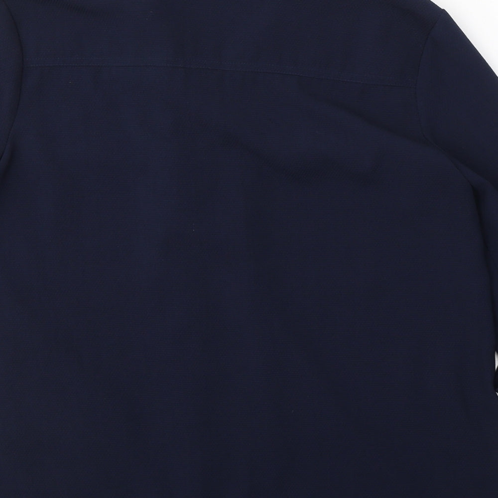Warehouse Womens Blue Jacket Size 14 Zip
