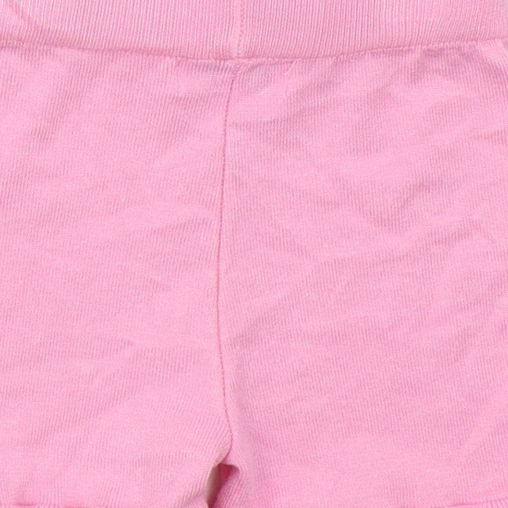 Yoyo S Girls Red Acrylic Mom Shorts Size 6 Years Regular