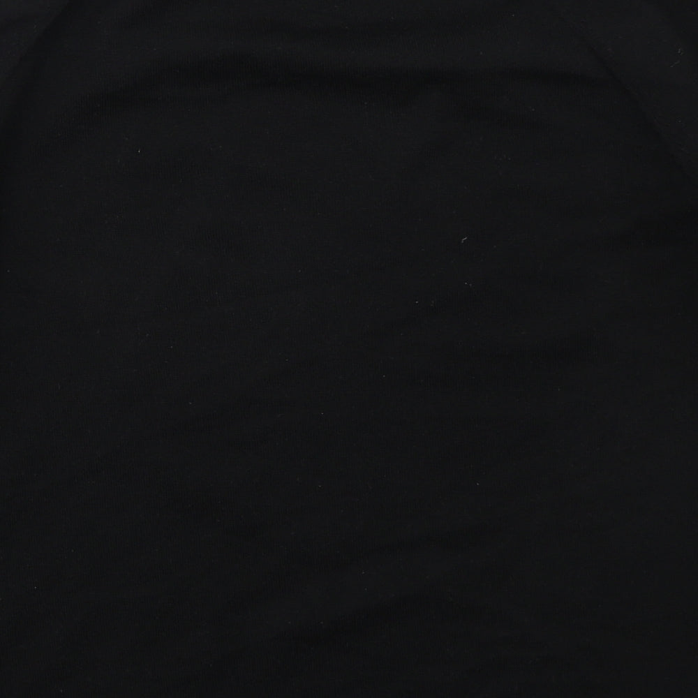 Matalan Womens Black Mock Neck Polyester Pullover Jumper Size 10