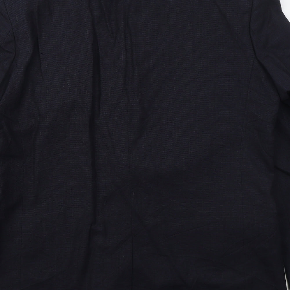 NEXT Mens Blue Wool Jacket Suit Jacket Size 42