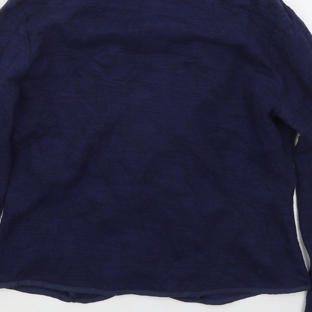 New Look Womens Blue Jacket Size 8 Button
