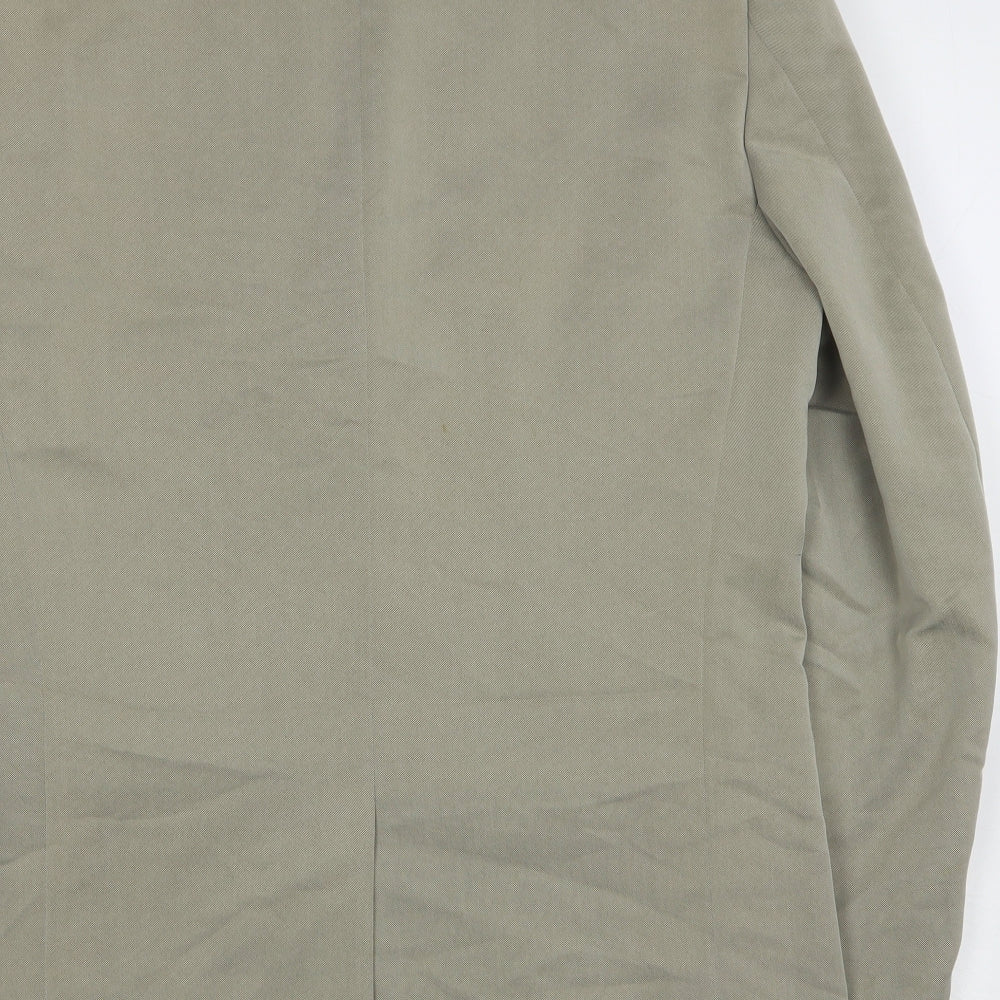 River Island Mens Green Lyocell Jacket Suit Jacket Size 38