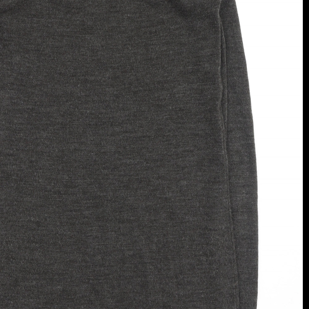 Primark Womens Grey Round Neck Acrylic Pullover Jumper Size 6