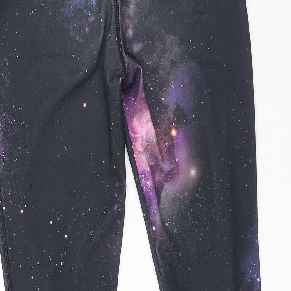 NEXT Girls Multicoloured Polyester Jegging Trousers Size 9 Months Regular