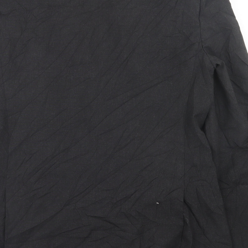 Marks & Spencer Mens Grey Polyacrylate Fibre Jacket Suit Jacket Size 44