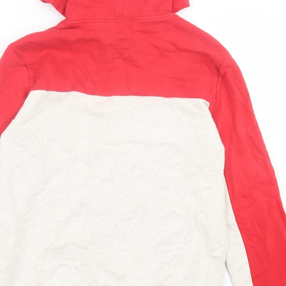 Gap Mens Red Cotton Pullover Hoodie Size S