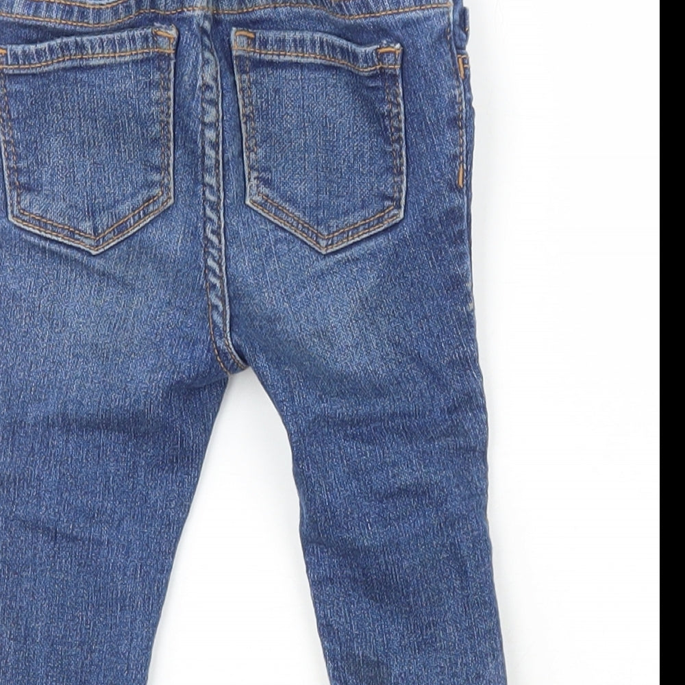 Gap Boys Blue Polyester Cargo Jeans Size 6-9 Months