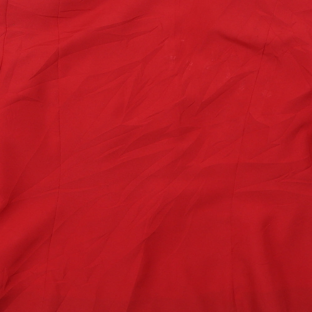Julipa Womens Red Jacket Size 10 Zip