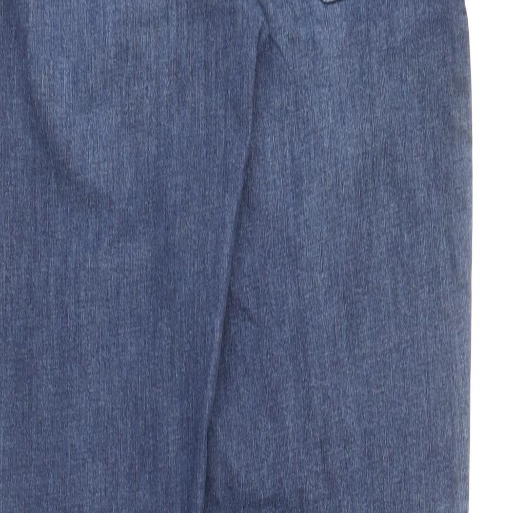 Meyer Womens Blue Polyester Skinny Jeans Size 33 in L32 in Slim