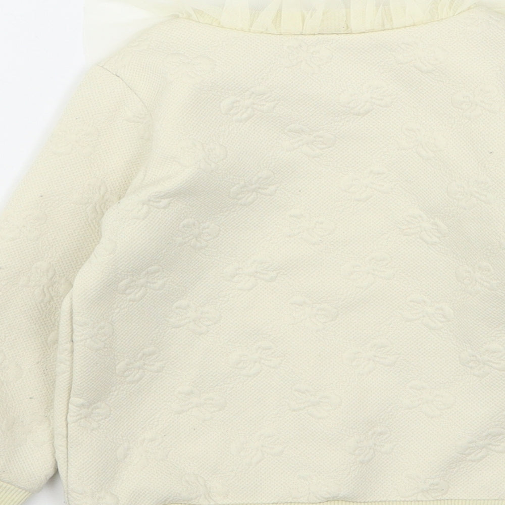 Shein Girls Beige Round Neck Polyester Pullover Jumper Size 2-3 Years