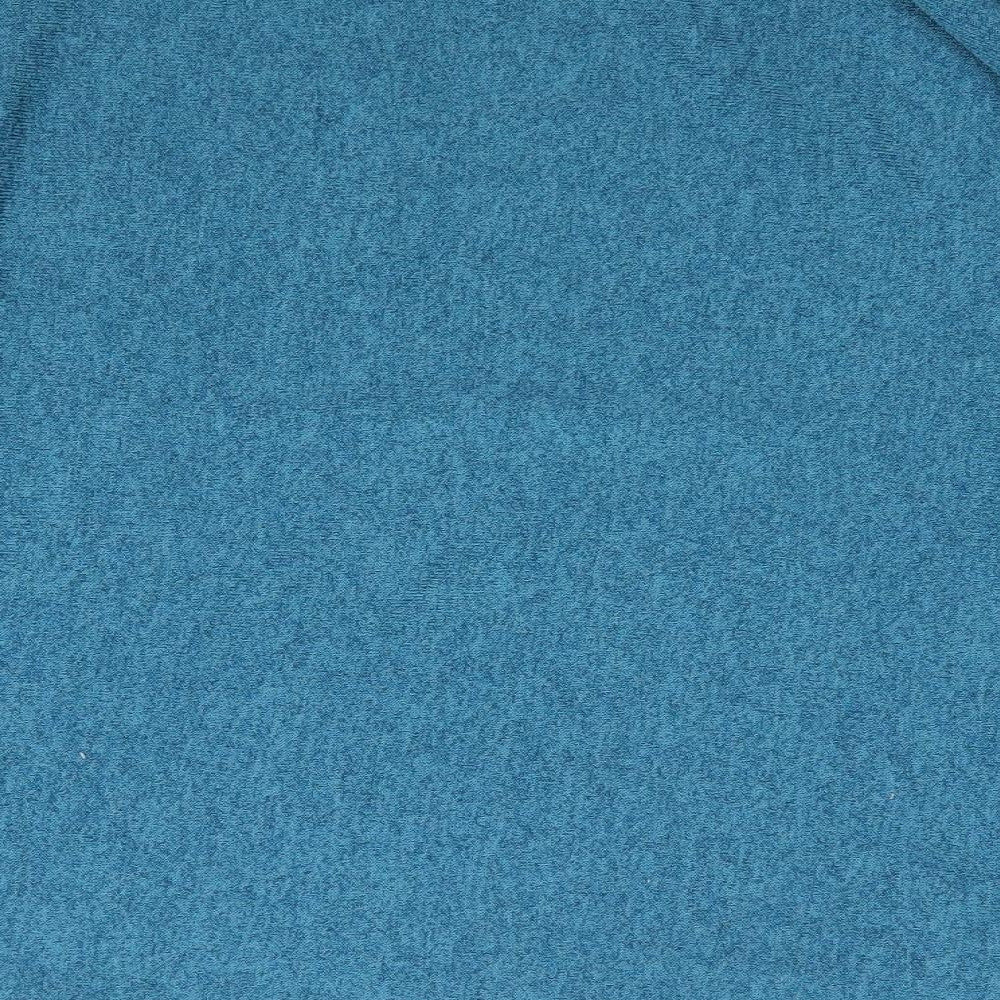 Made in Italy Womens Blue Boat Neck Cotton Pullover Jumper Size S
