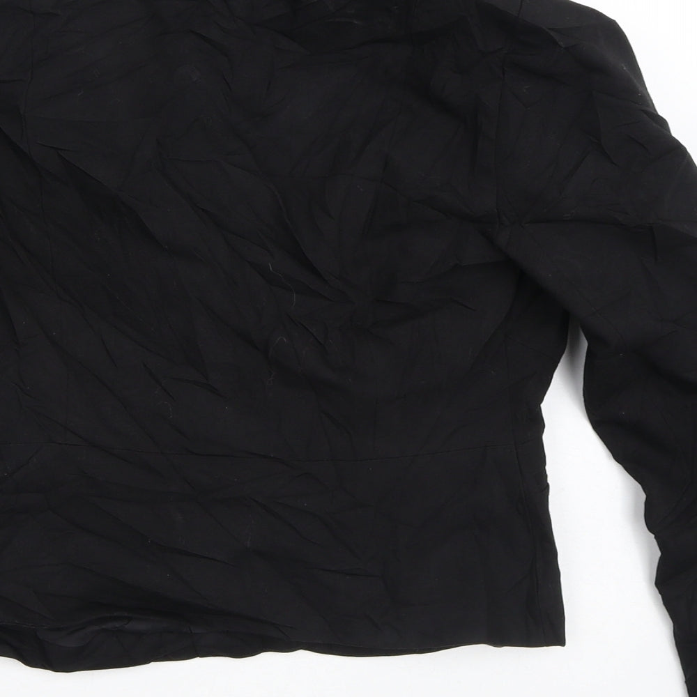 Topshop Womens Black Jacket Blazer Size 8