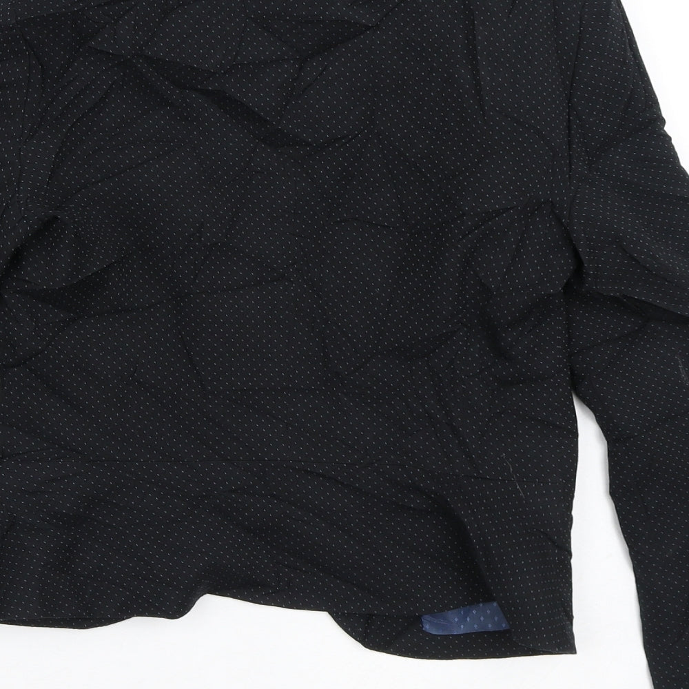 Atmosphere Womens Black Polka Dot Jacket Blazer Size 8