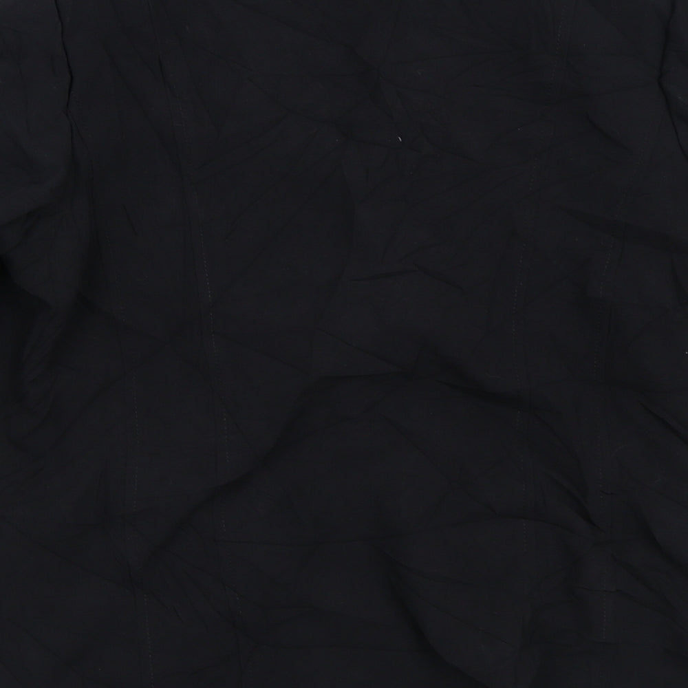 EWM Womens Black Jacket Blazer Size 12