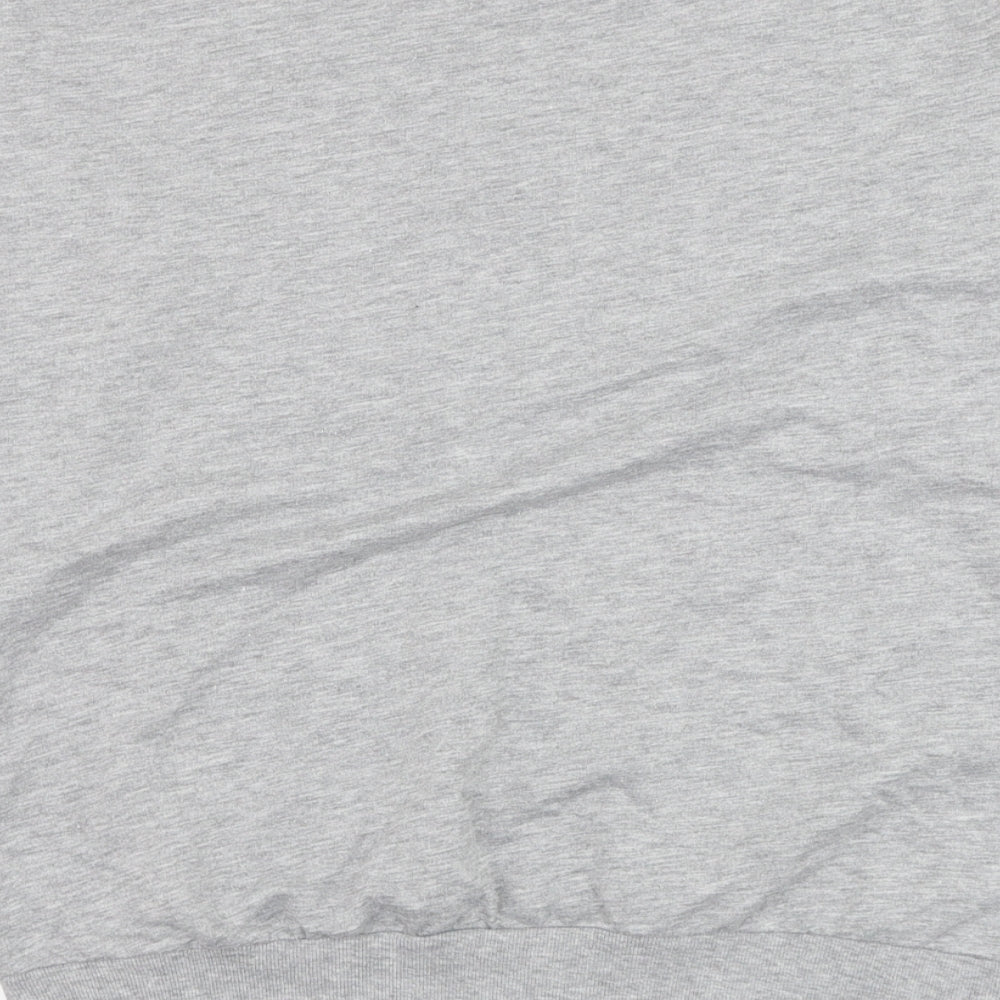 Select Womens Grey Cotton Pullover Sweatshirt Size S Pullover