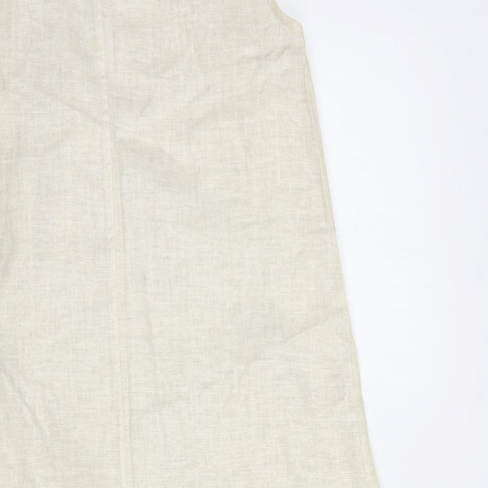 New Look Womens Beige Jacket Waistcoat Size 12