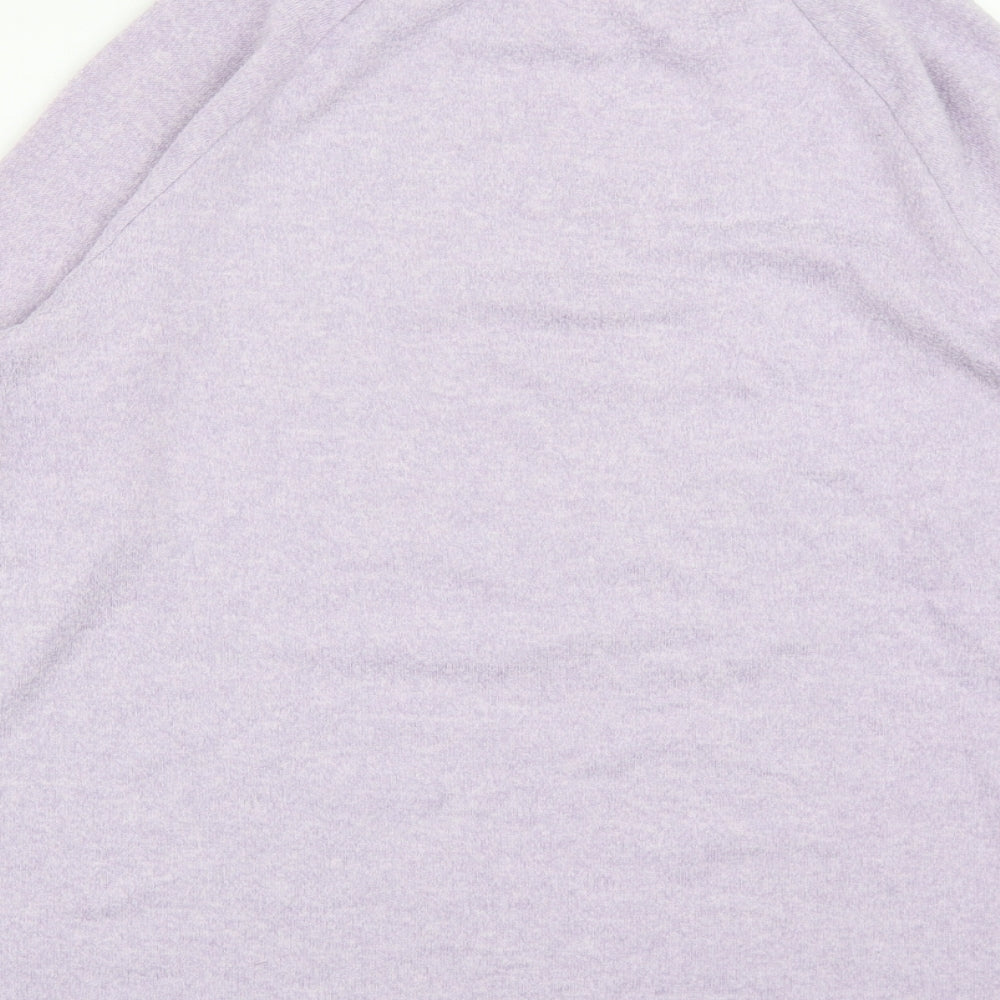 Primark Womens Purple Round Neck Polyester Pullover Jumper Size S