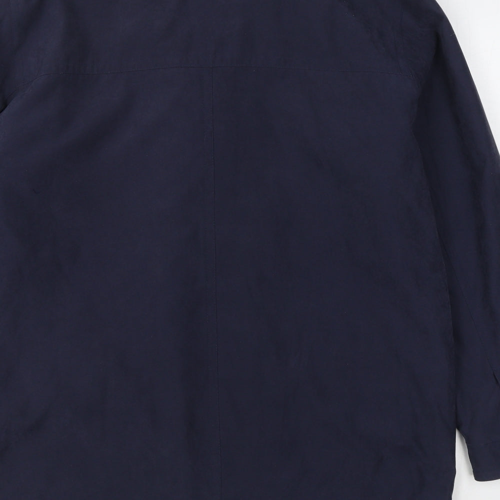 Essentials Mens Blue Jacket Size M Zip