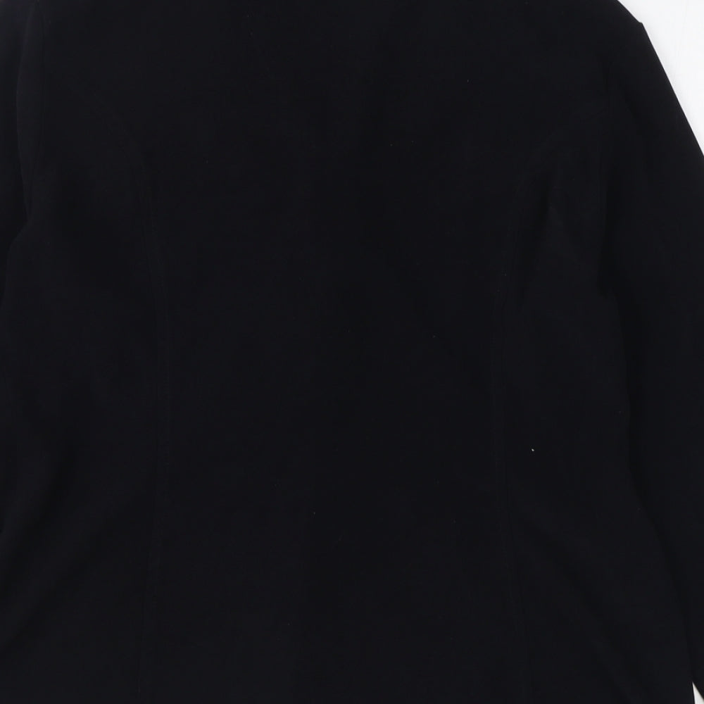 Ego Womens Black Jacket Blazer Size 14 Button