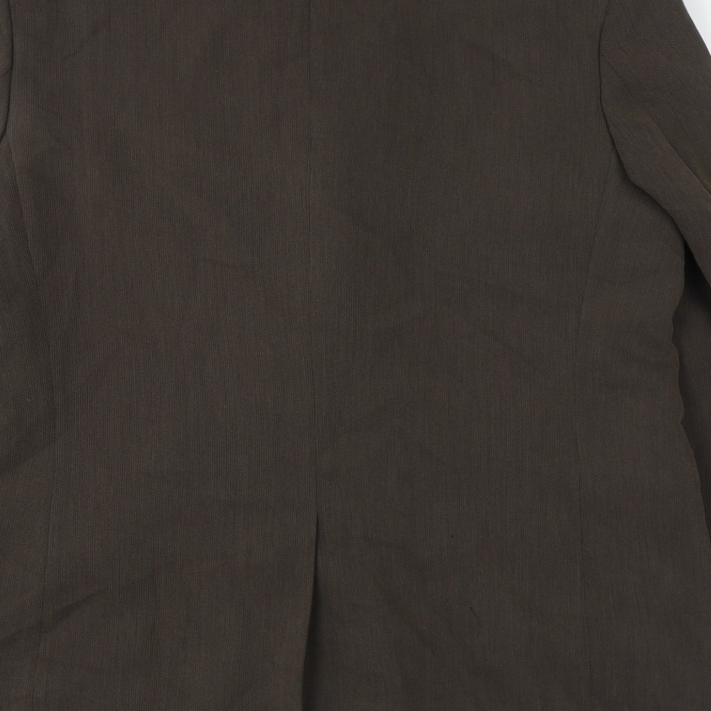 Jonathan Adams Mens Brown Polyester Jacket Suit Jacket Size 44