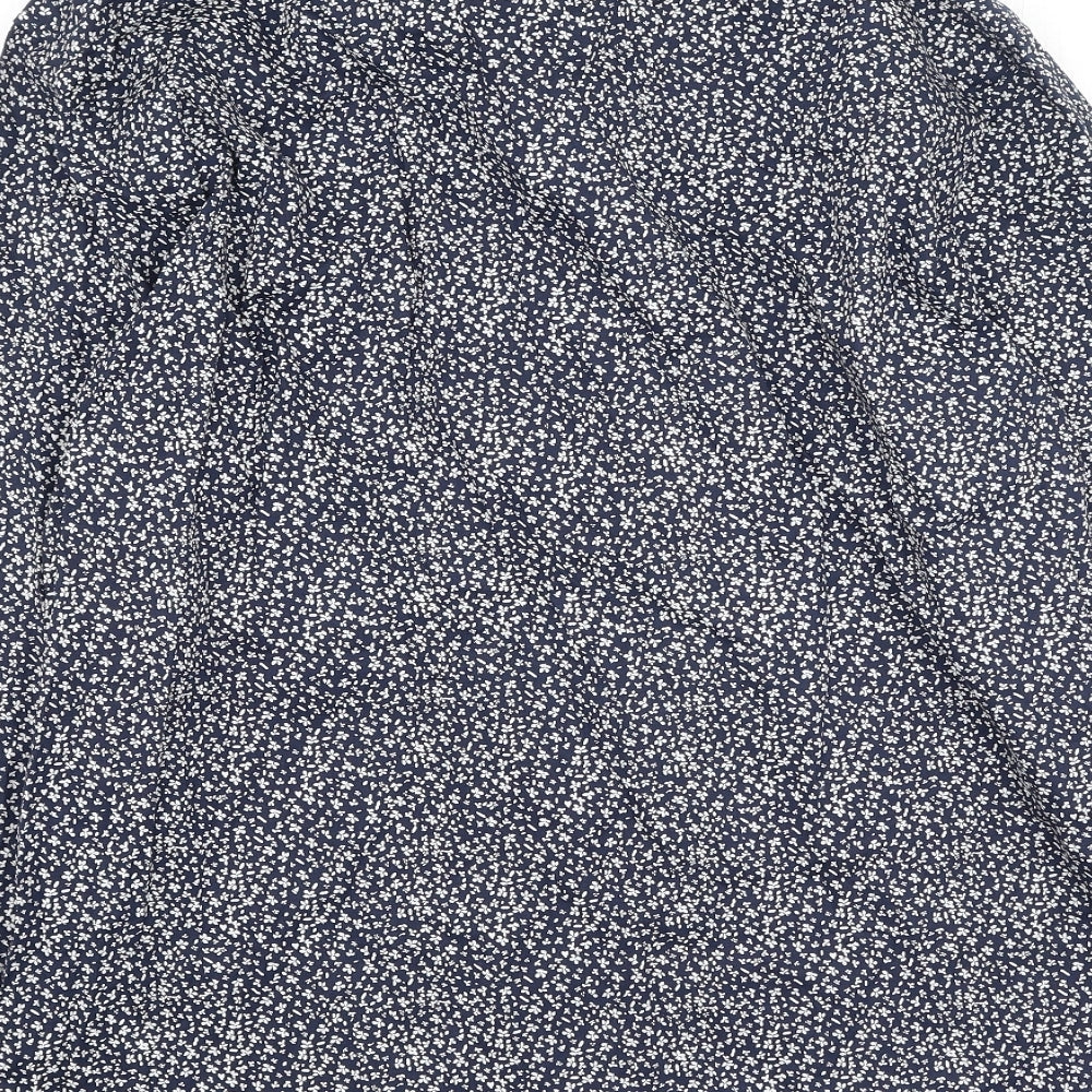 Taylor & Wright Mens Blue Floral Cotton Button-Up Size 39 Collared