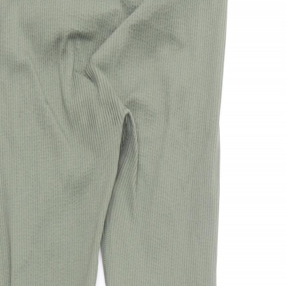 Dunnes Stores Womens Green Nylon Jogger Leggings Size M L25 in