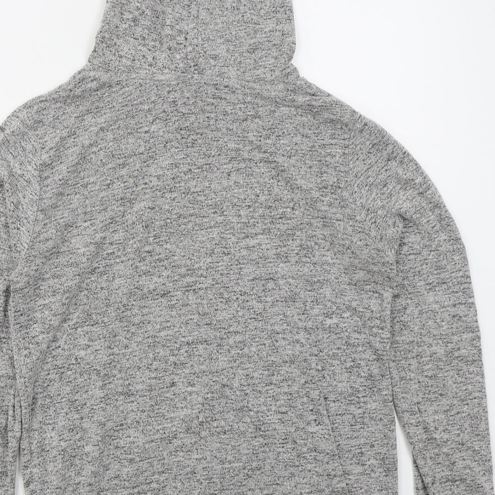 Atmosphere Womens Grey Viscose Pullover Hoodie Size 10 Pullover
