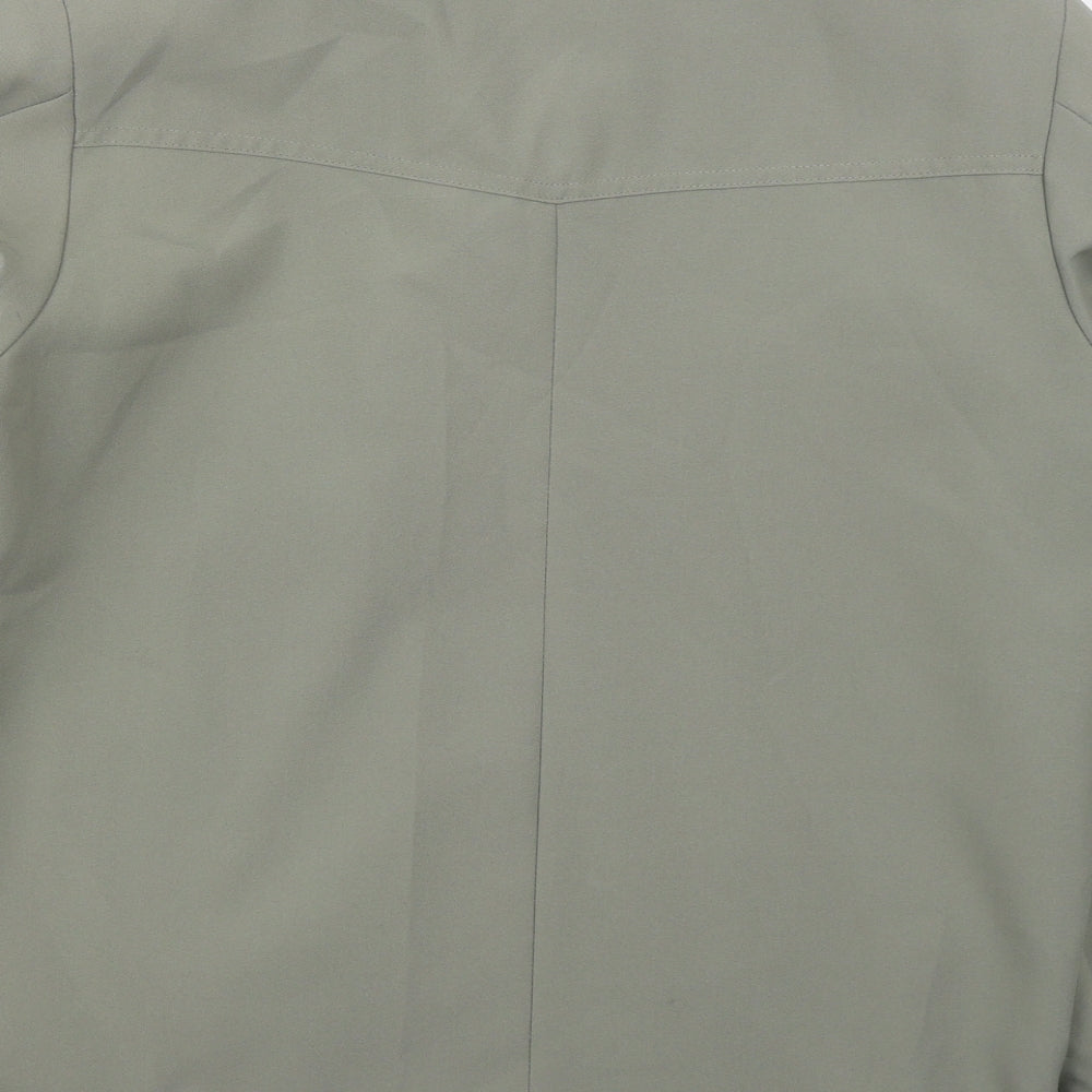 David Barry Womens Green Jacket Size 14 Button