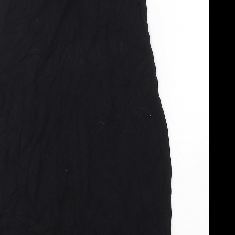 I SAW IT FIRST Womens Black Viscose Mini Size 8 Off the Shoulder Pullover