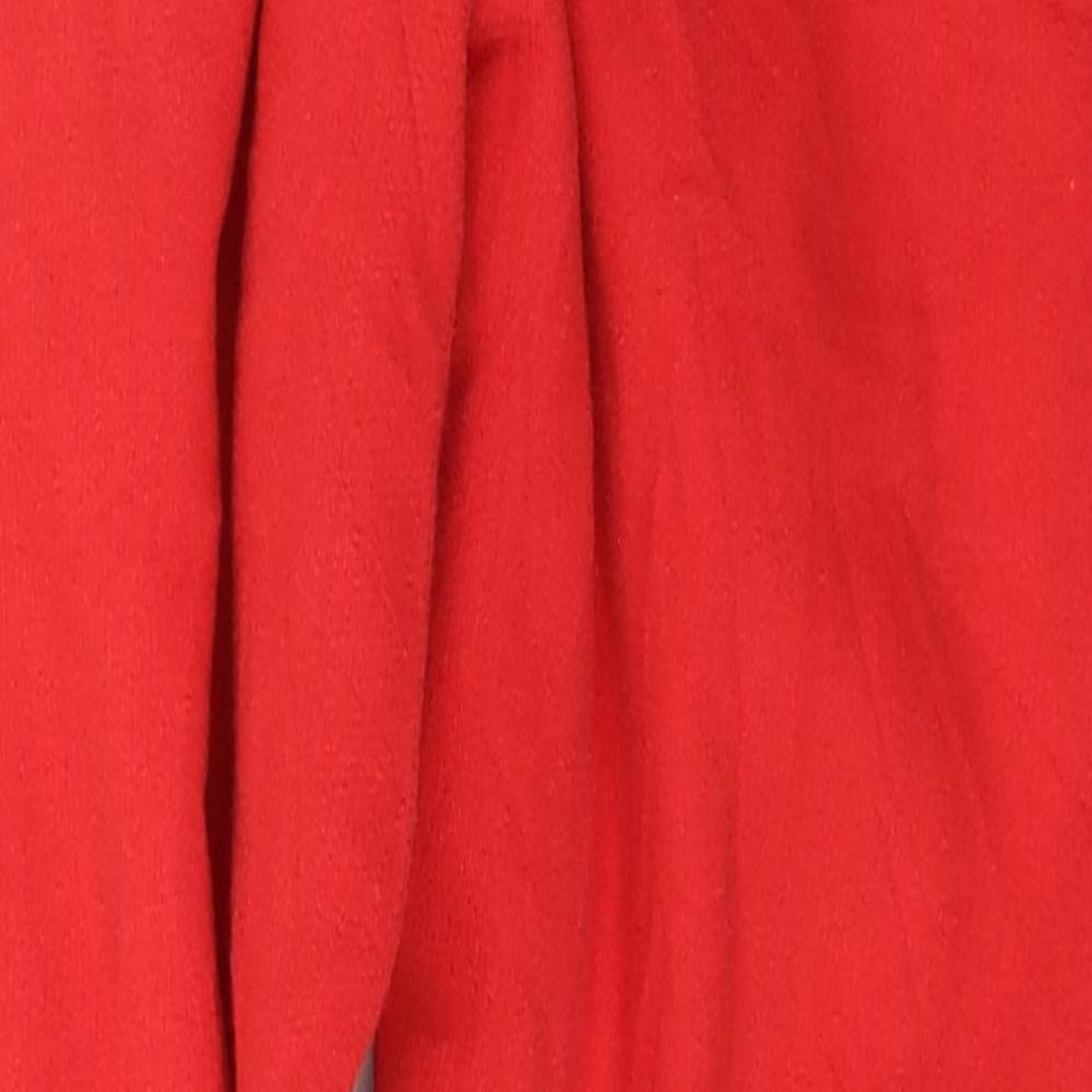 Addison Lee Mens Red Cotton Sweatpants Trousers Size S L26 in Regular Tie