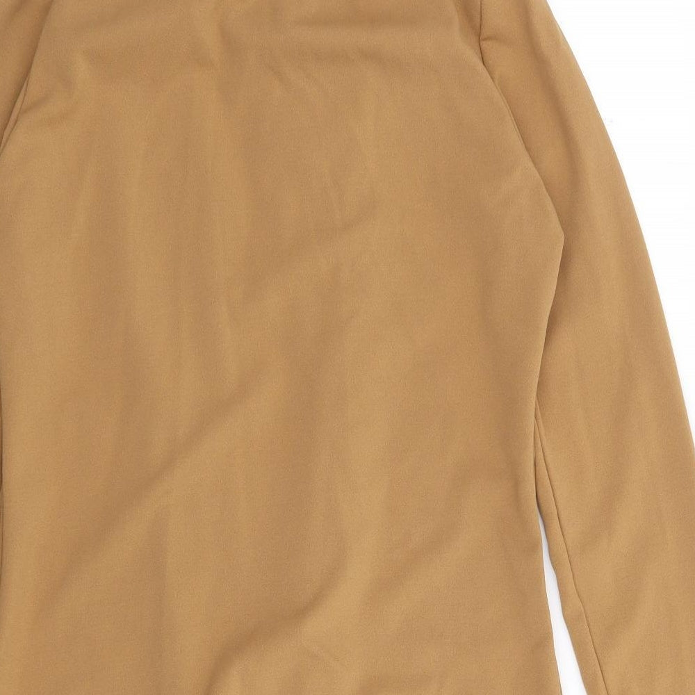Pretty Little Thing Womens Brown Jacket Size 12