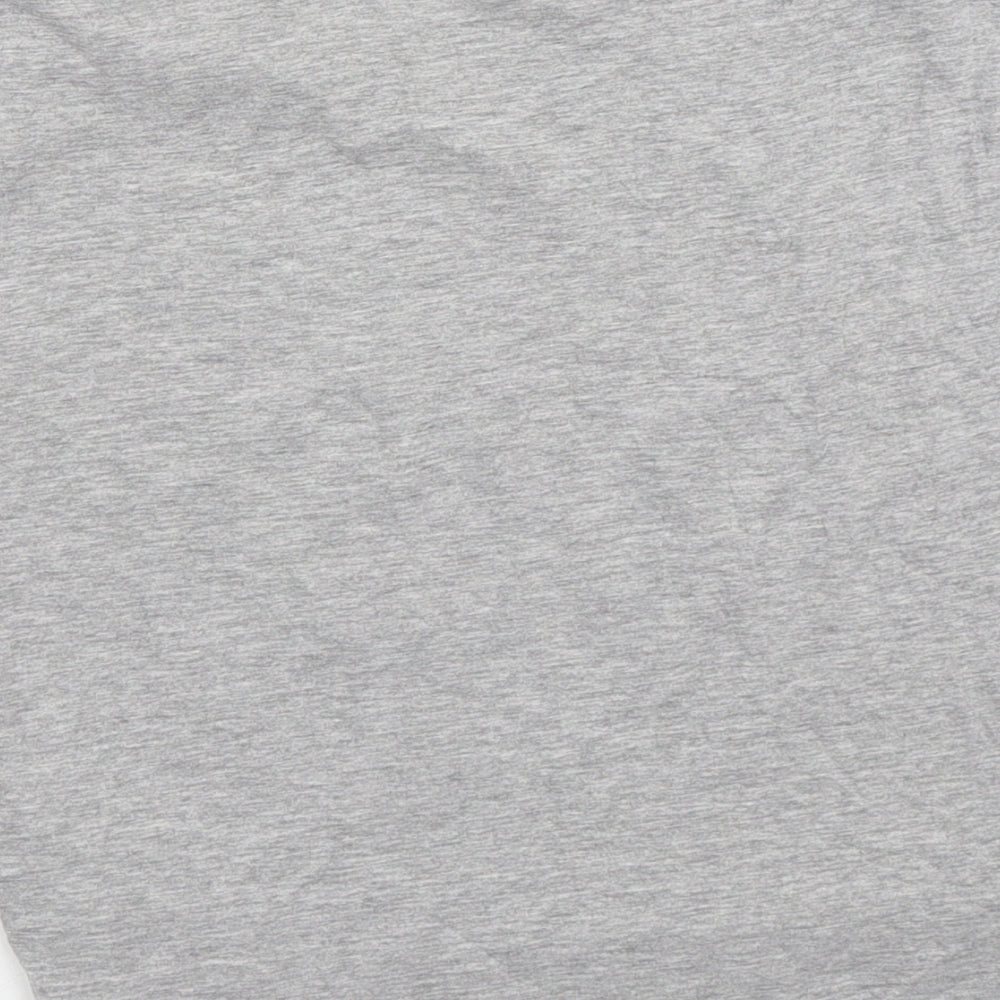 New Look Boys Grey Cotton Basic T-Shirt Size 8-9 Years Crew Neck - Chicago