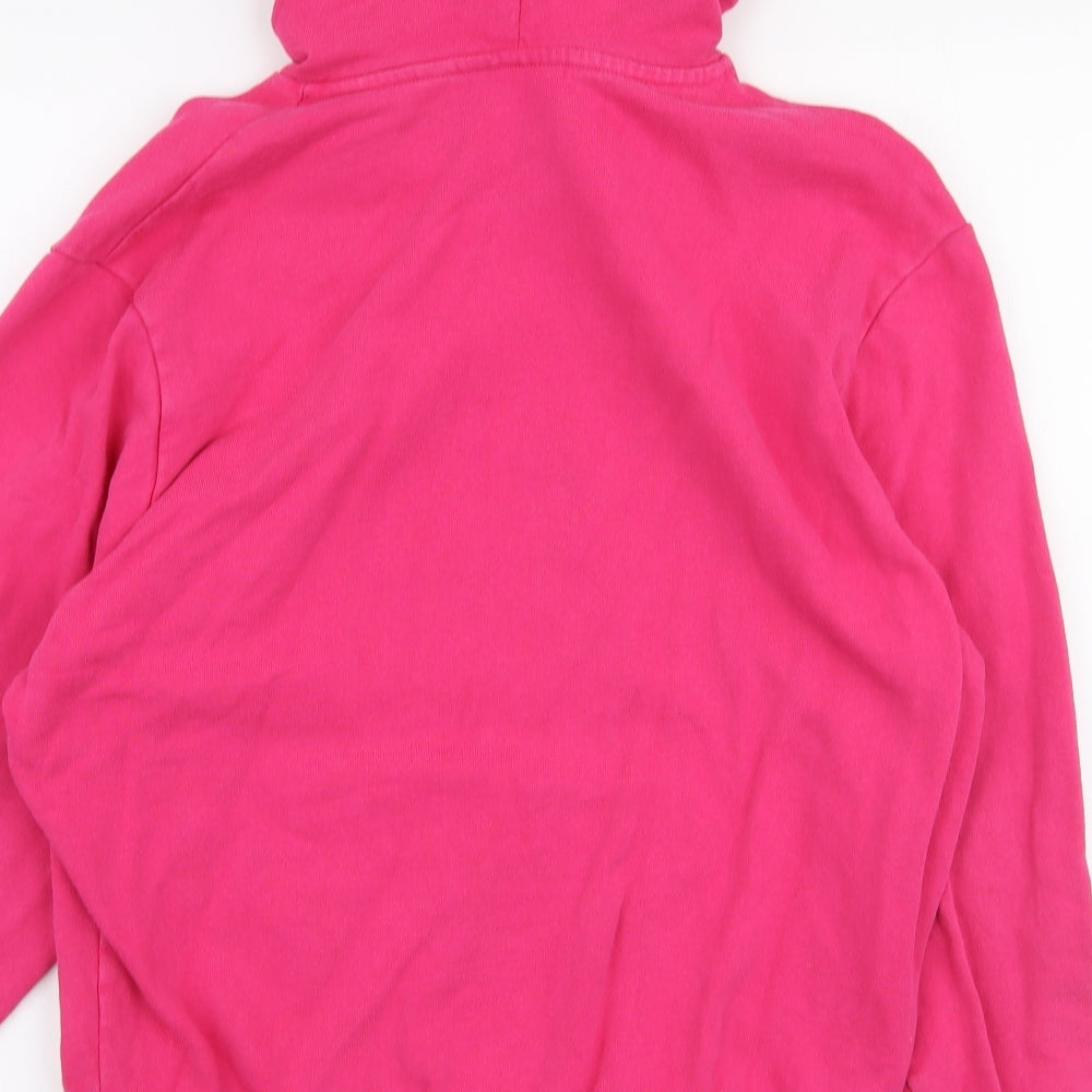COLLUSION Womens Pink 100% Cotton Pullover Hoodie Size XS Pullover